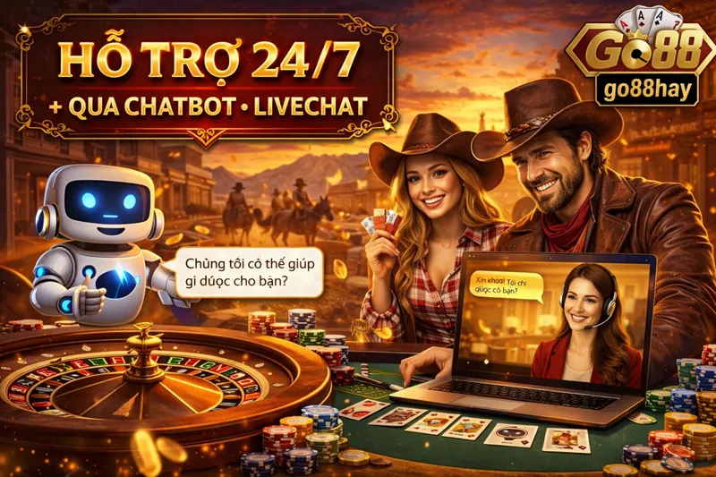 go88 Hỗ trợ 247 qua chatbot + livechat