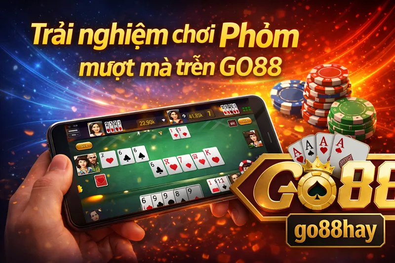 go88 Trải nghiệm chơi Phỏm mượt mà tại Go 88