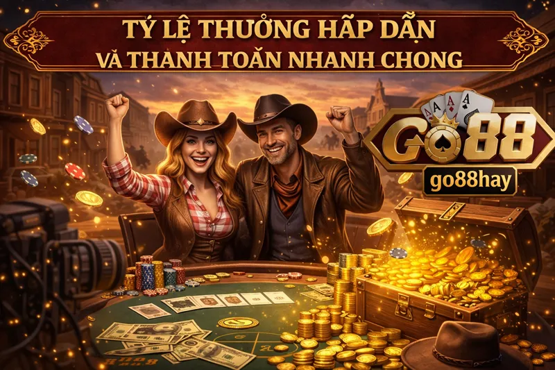 go88 Tỷ Lệ Thưởng Hấp Dẫn Và Thanh Toán Nhanh Chóng