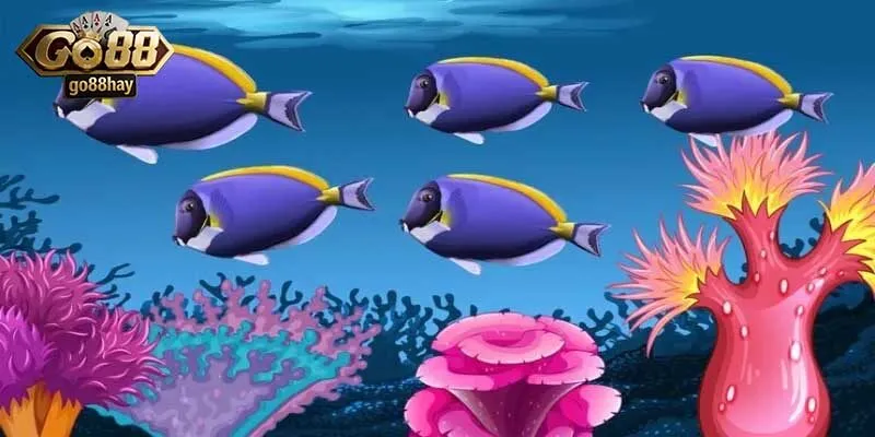 Lựa chọn cấp độ săn cá trong trò chơi