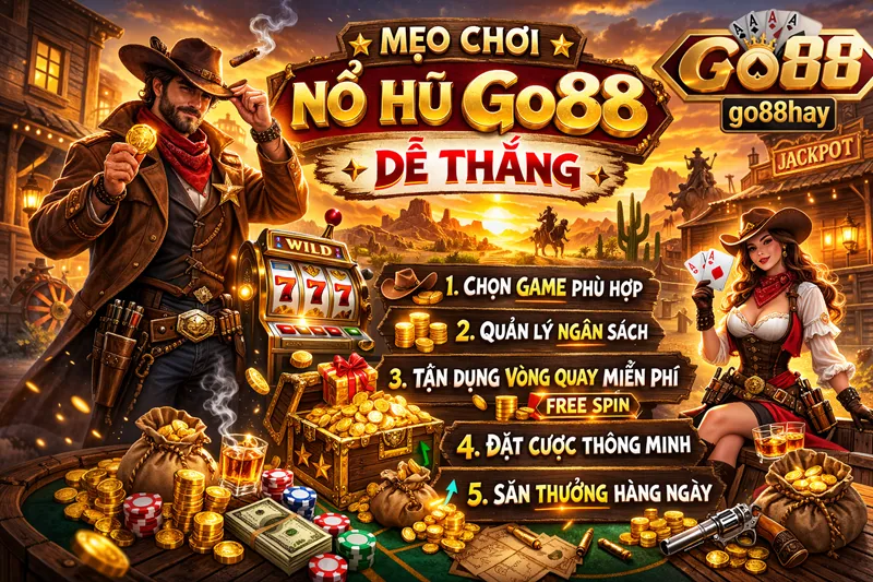 Mẹo chơi nổ hũ Go88 dễ thắng